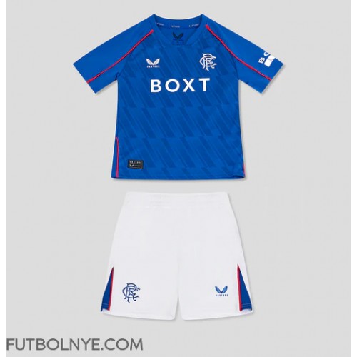 Camiseta Rangers Primera Equipación para niños 2024-25 manga corta (+ pantalones cortos)